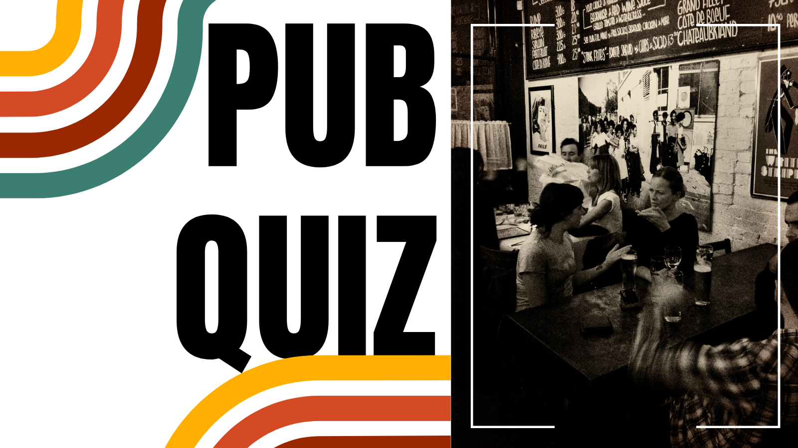 Templates for Look Lively Events (800 x 450 px) (1600 x 900 px) (12) Pub Quiz - Discover Events on Look Lively